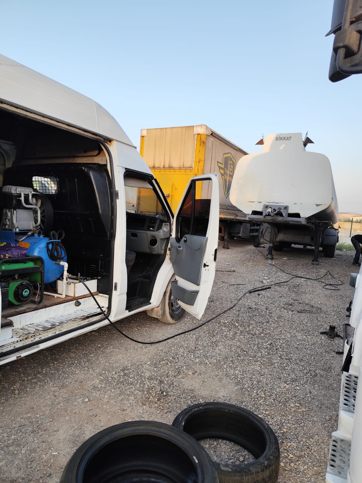 Mobil ekip aracının ekipmanları